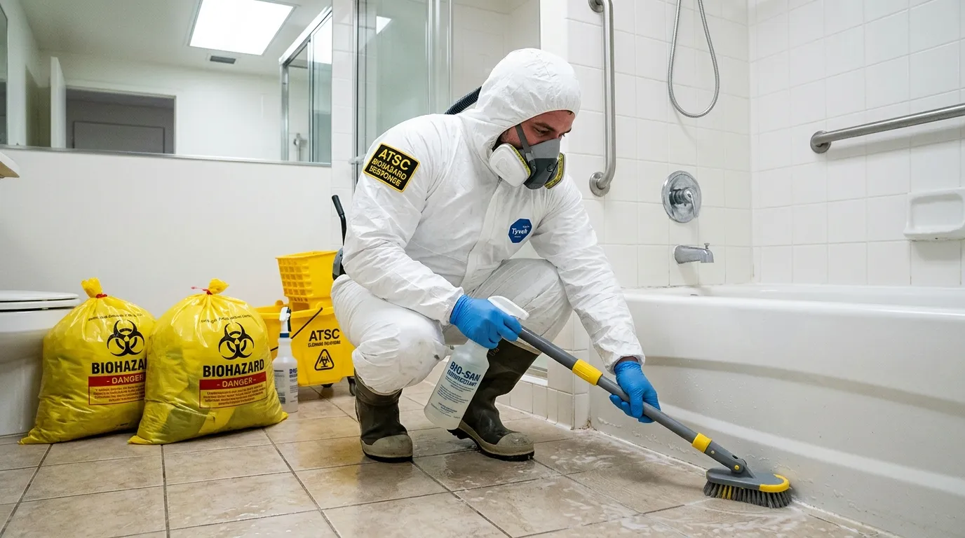 Decontamination equipment deployed for Blood Cleanup in Independent Hill